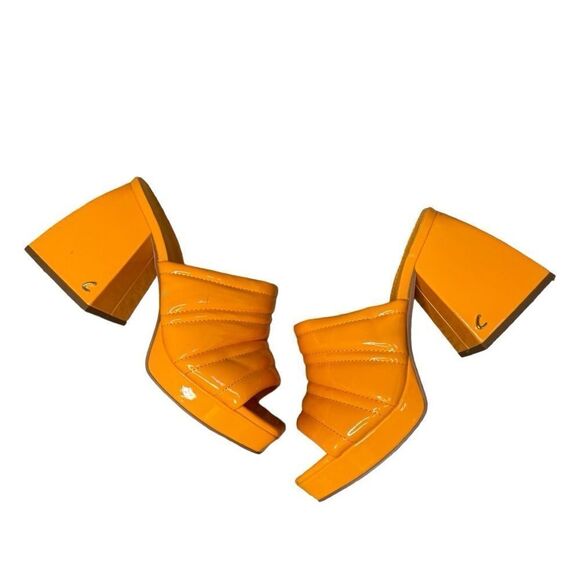 NWOT Sam Edelman Circus NY block heel leather sandals size 7 🧡 - Picture 2 of 6